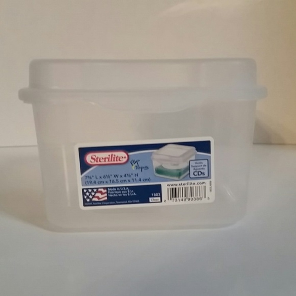 4 Sterilite Flip Top Storage Tubs Boxes Get Organized